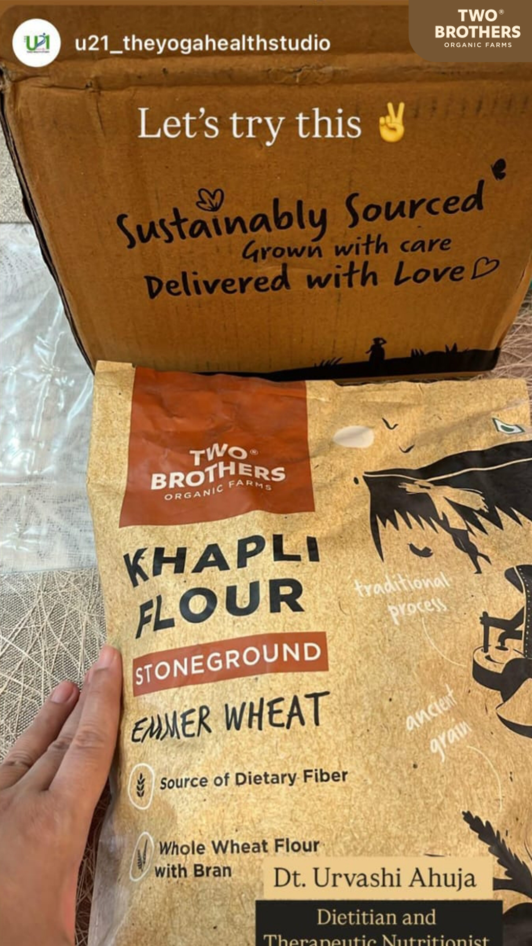 Two Brothers Organic Farms Facebook ad