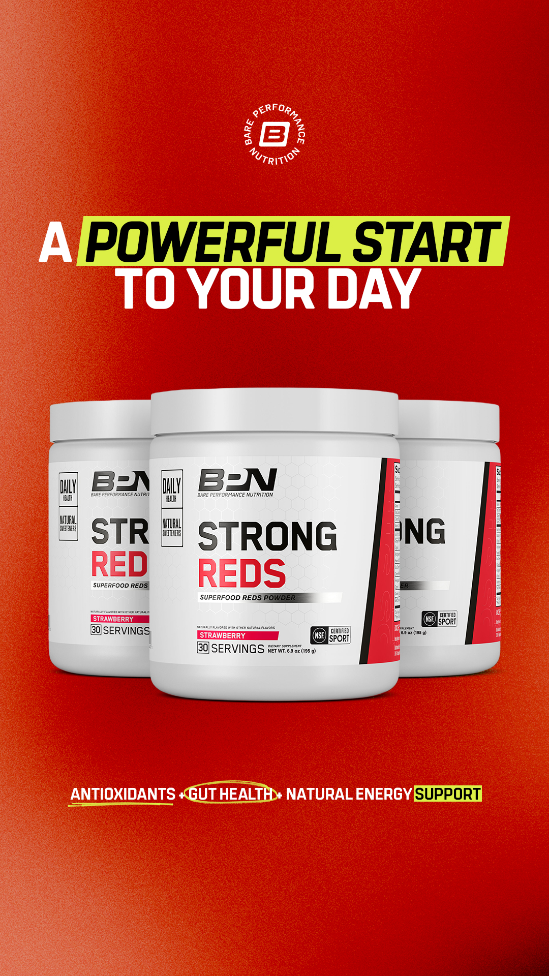 Bare Performance Nutrition Facebook ad