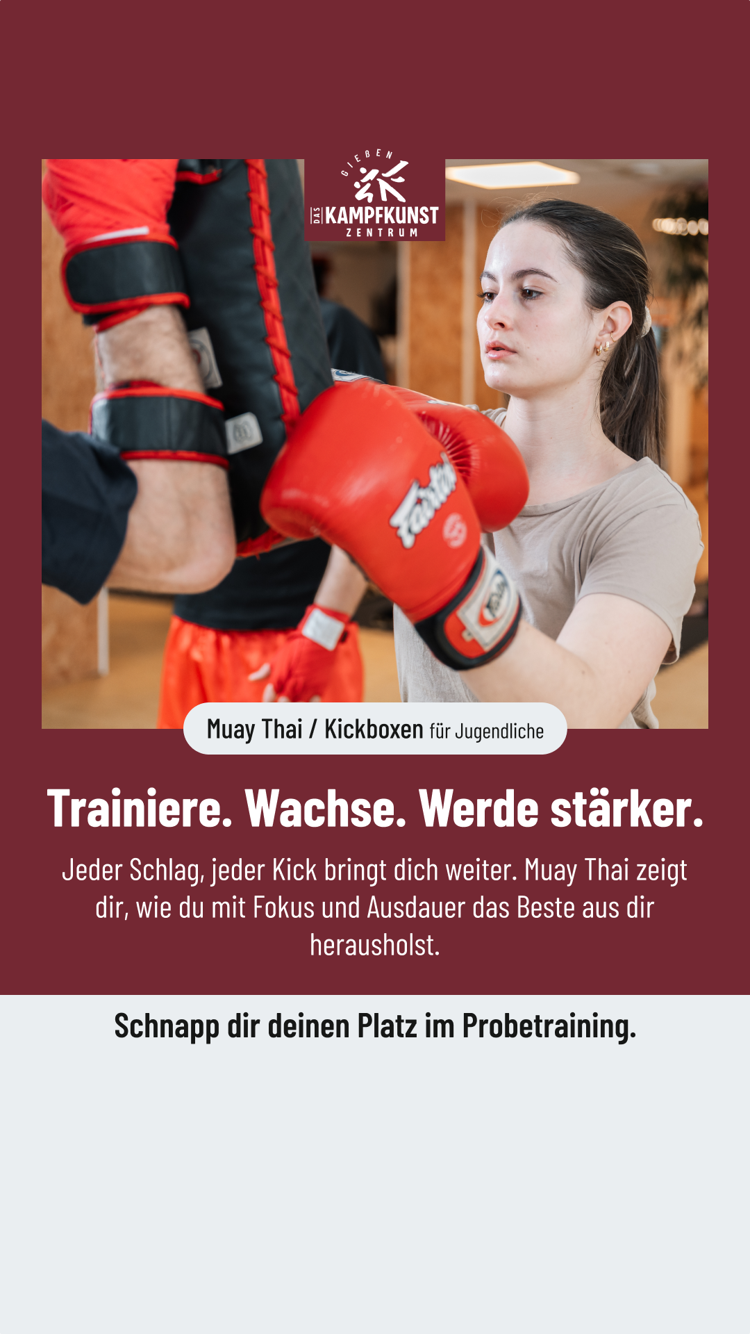 Das Kampfkunstzentrum Facebook ad
