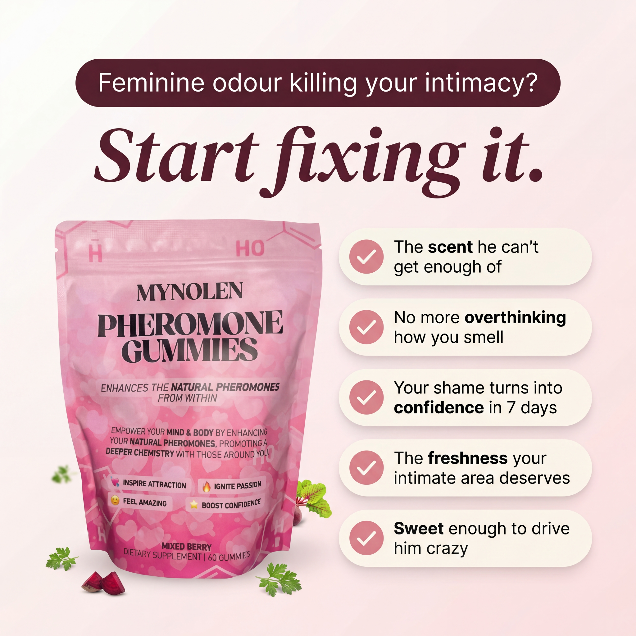 MyNolen Facebook ad: Stop Intimate Odor Instantly
