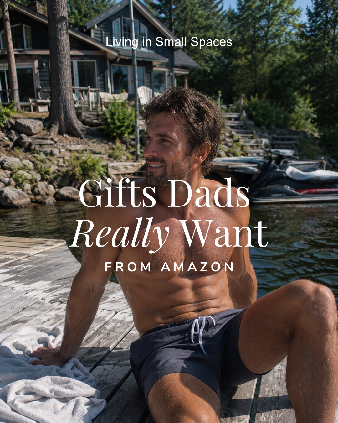 Living in Small Spaces Facebook ad: Your Genius Dad Gift Roadmap: Start Here
