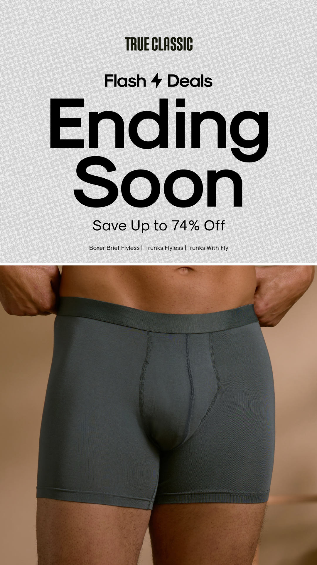 True Classic Facebook ad