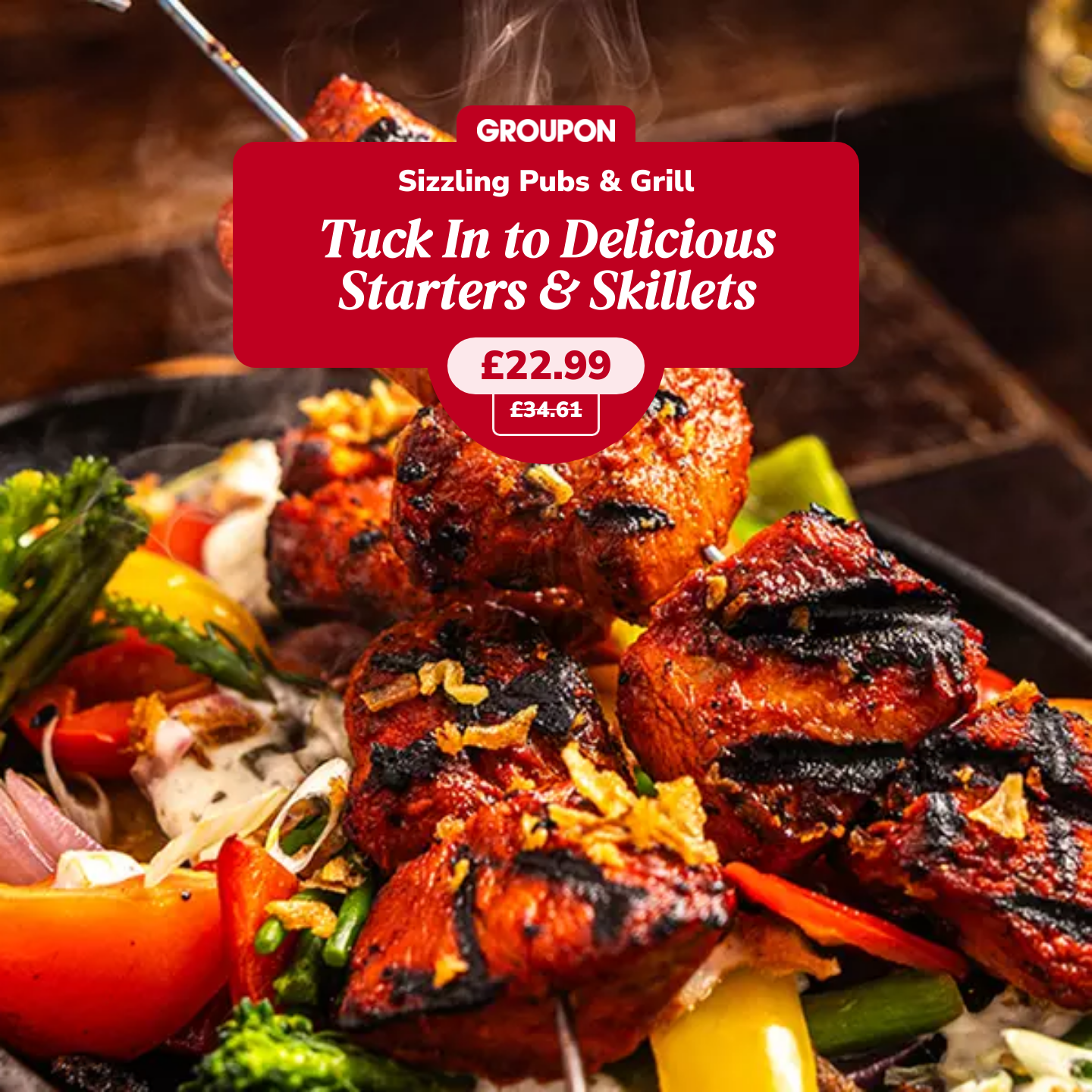 Groupon Facebook ad
