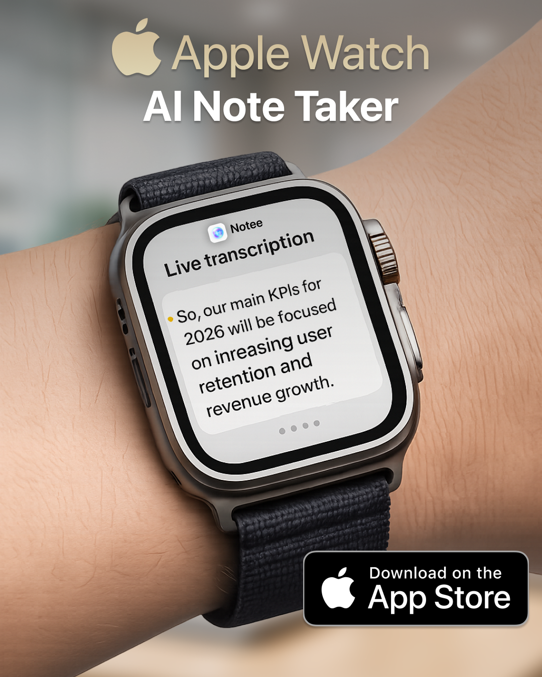 Notee: AI Note Taker Facebook ad