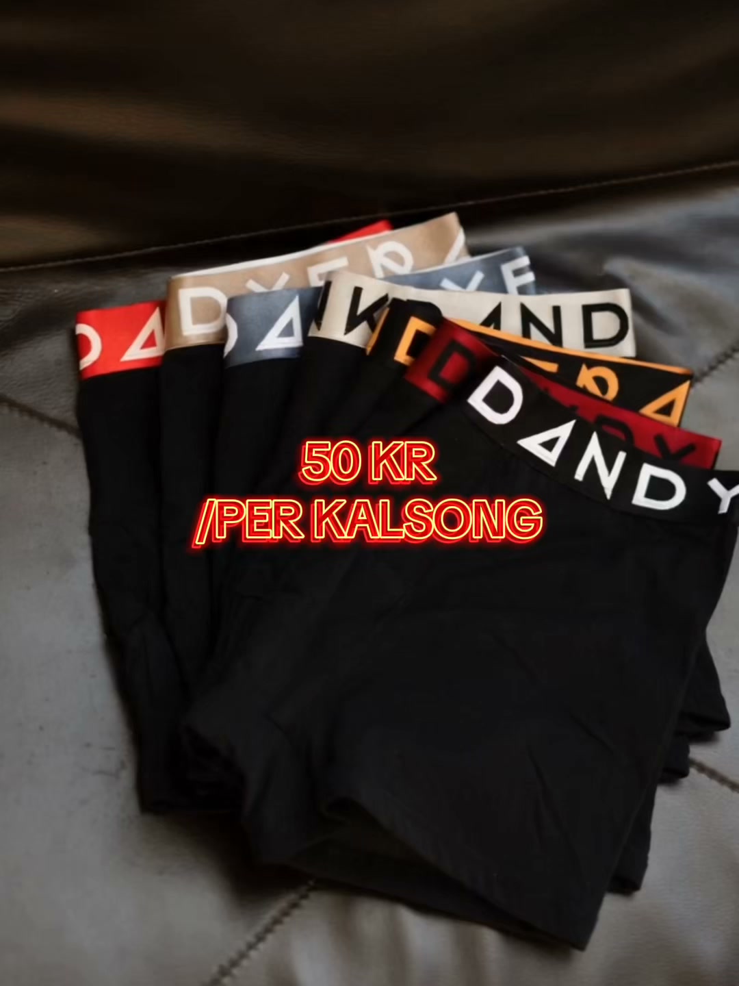 Frank Dandy Facebook ad: Storpack upp till 60% rabatt