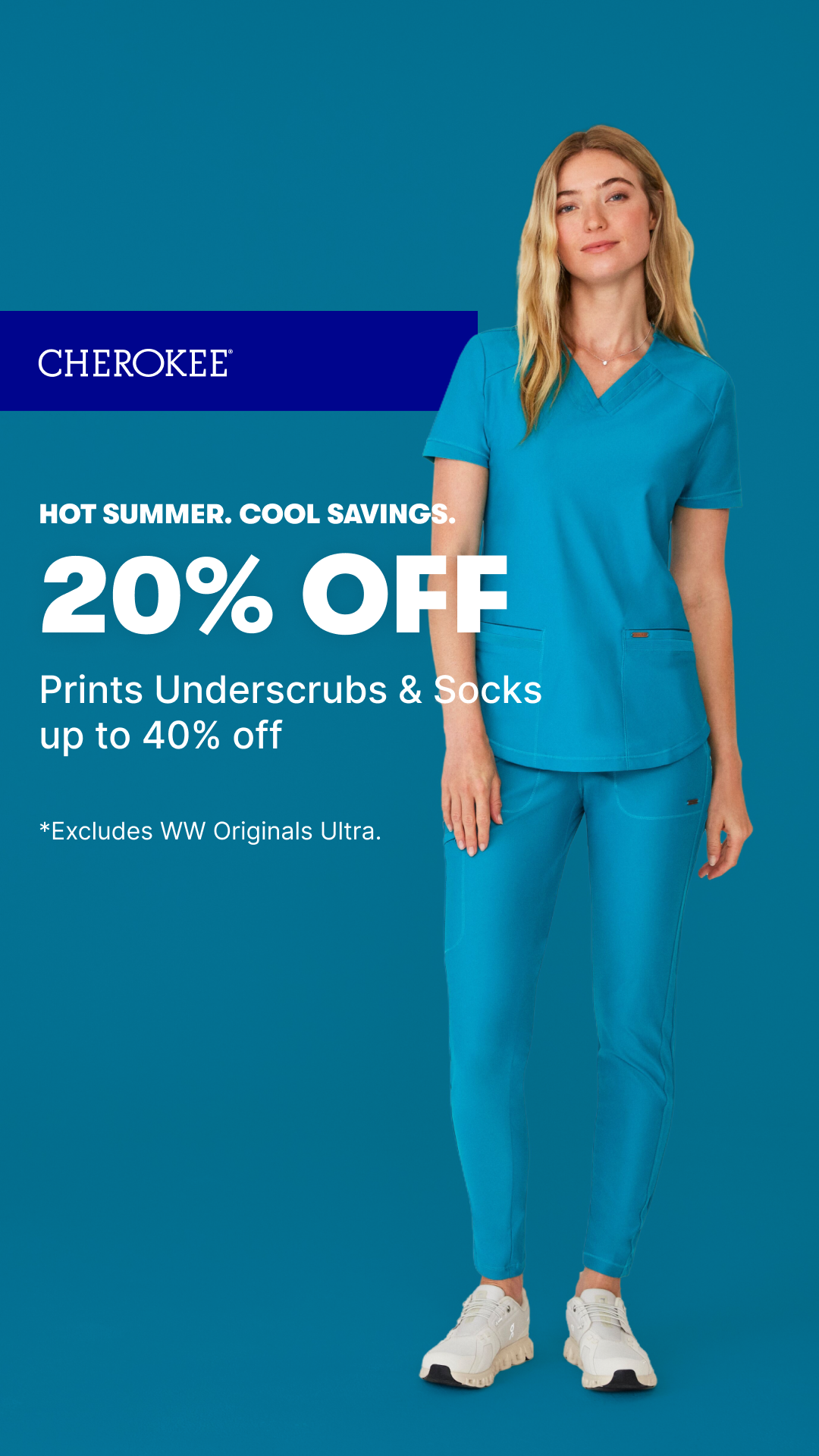 Cherokee Uniforms Facebook ad