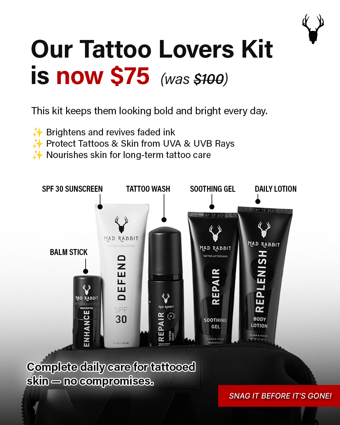 Mad Rabbit Tattoo Facebook ad