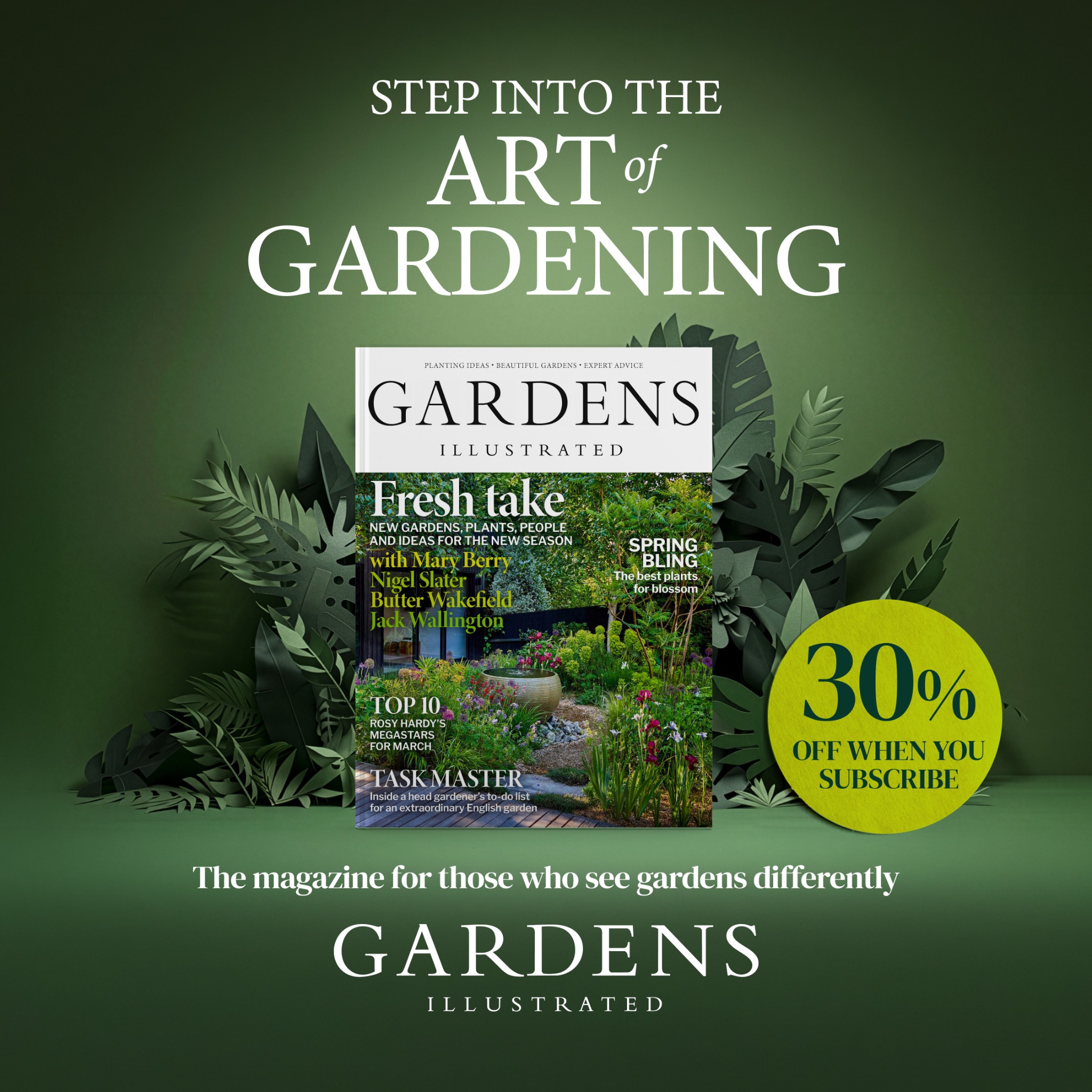Gardens Illustrated Facebook ad