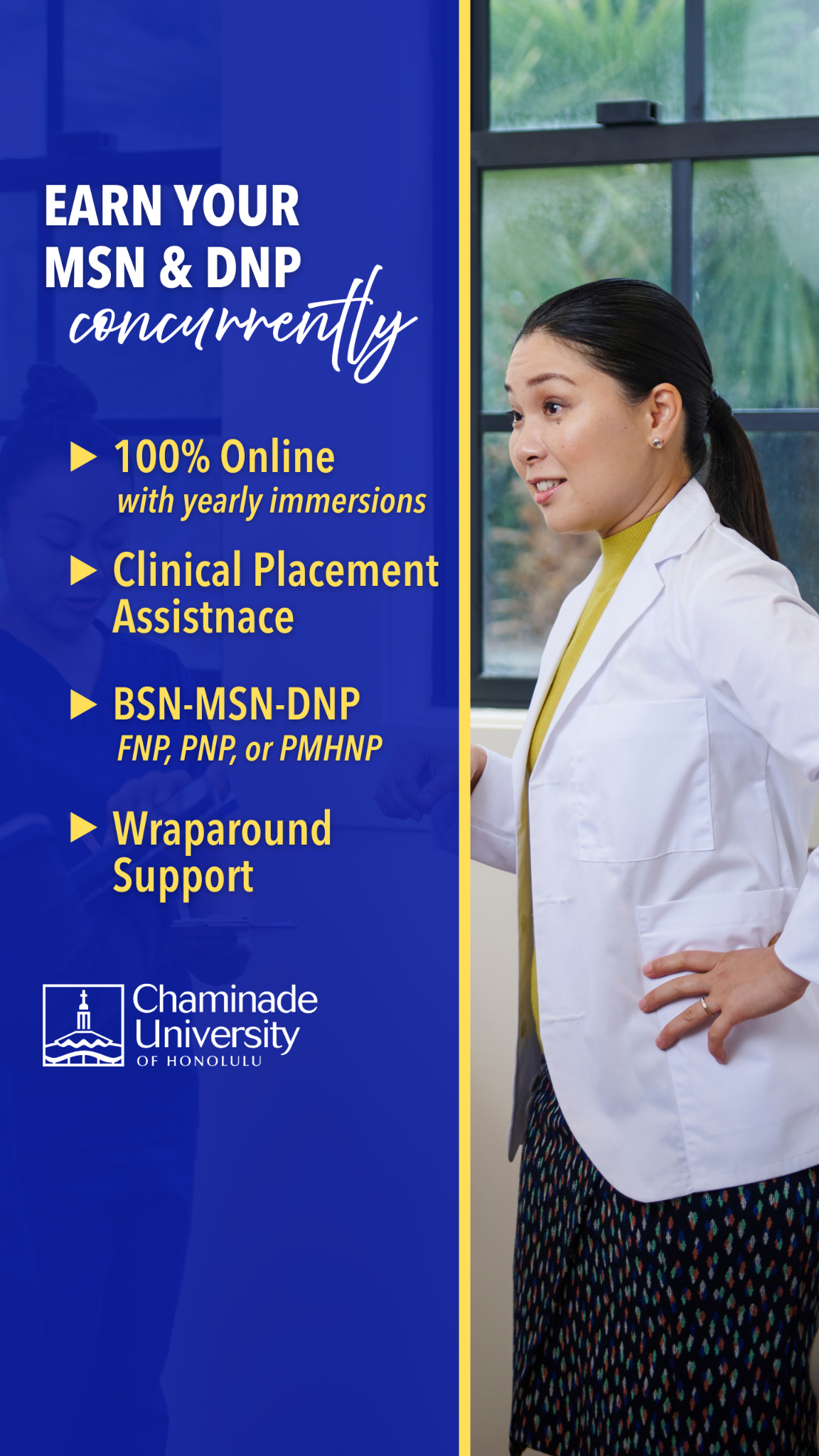 Chaminade University of Honolulu, HI Facebook ad from Apr 10, 2026