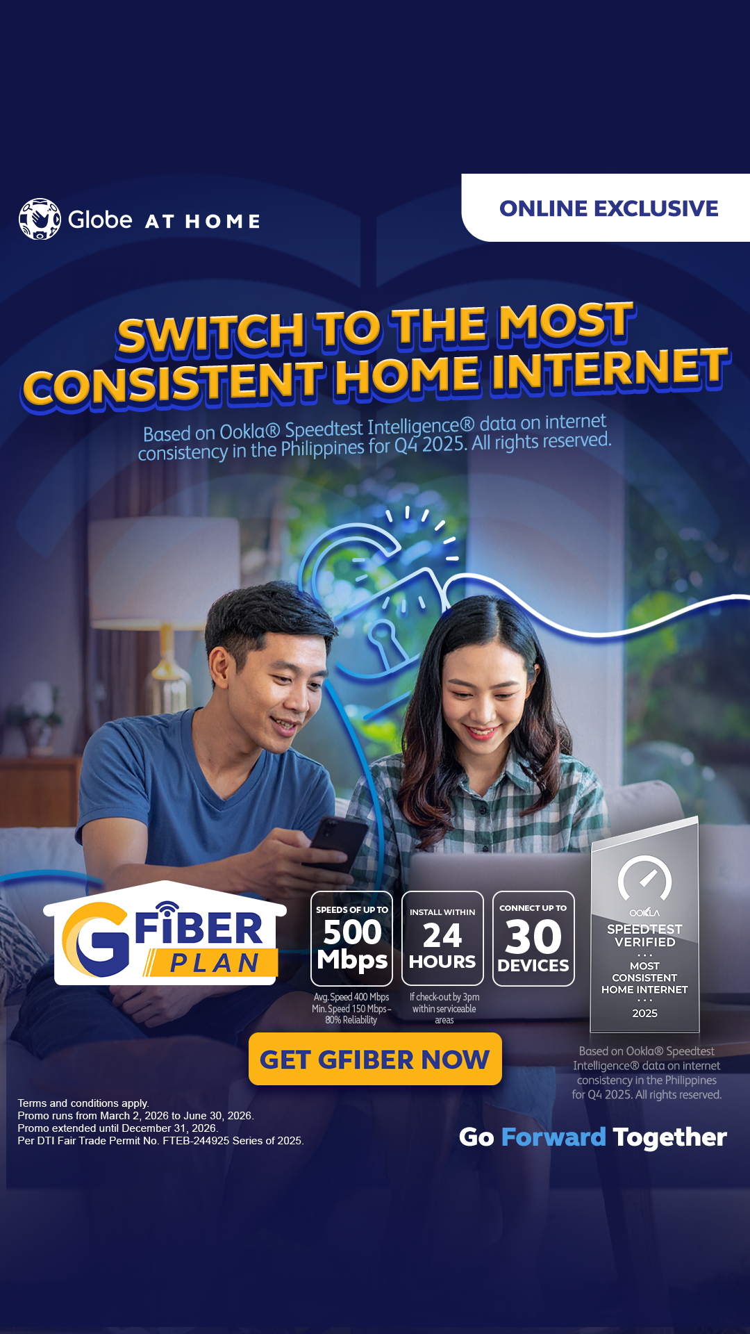 Globe At Home Facebook ad