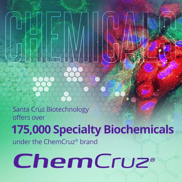 Santa Cruz Biotechnology (SCBT) Facebook ad: Research Chemicals