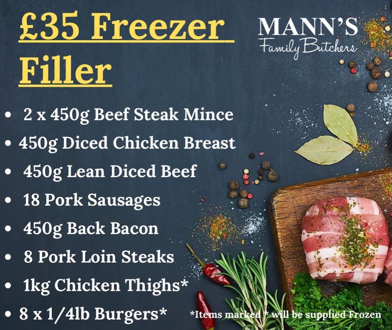 Manns Family Butchers Facebook ad