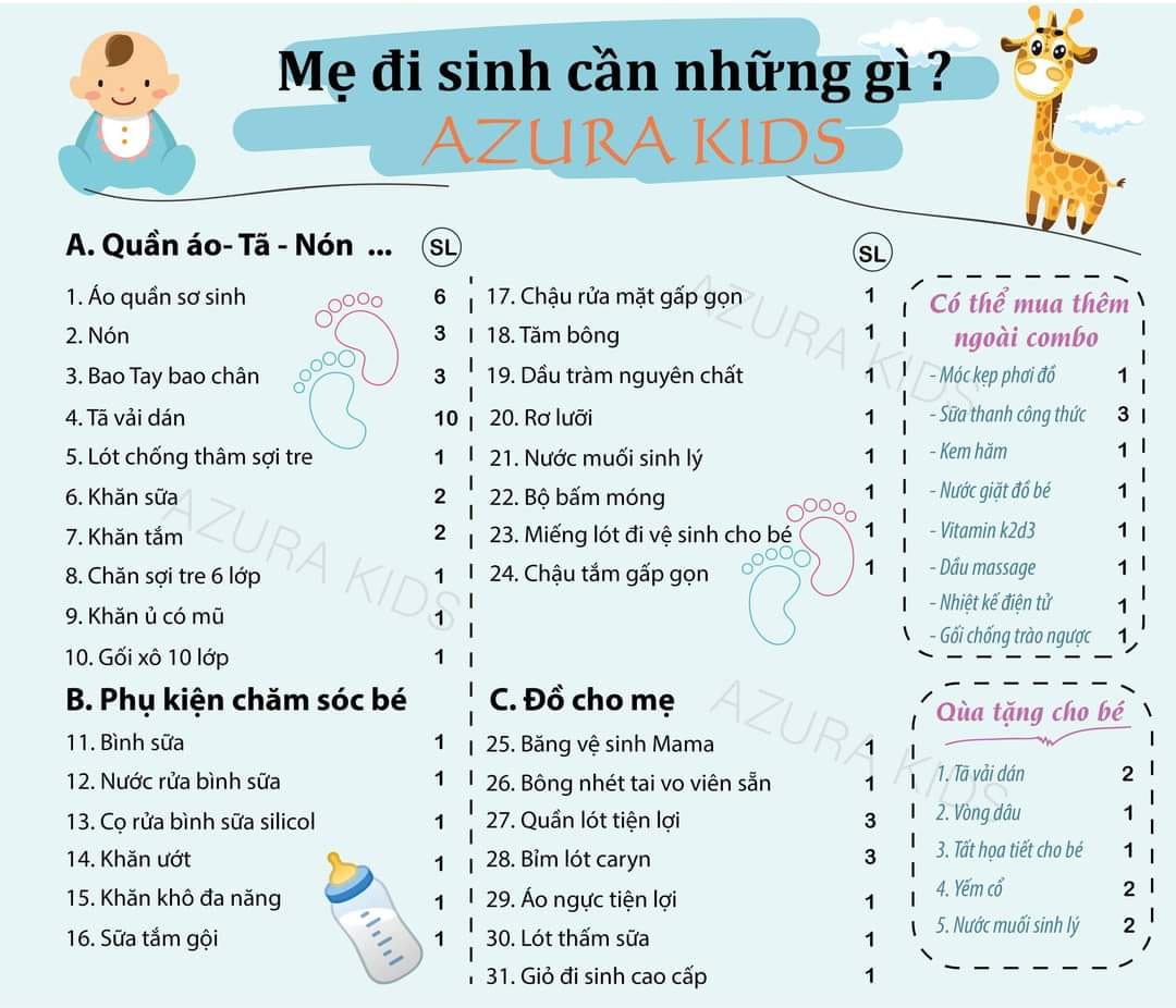 Trọn gói sơ sinh - Azura Kids Facebook ad: TRỌN GÓI ĐI SINH - KHÔNG LO VỀ…