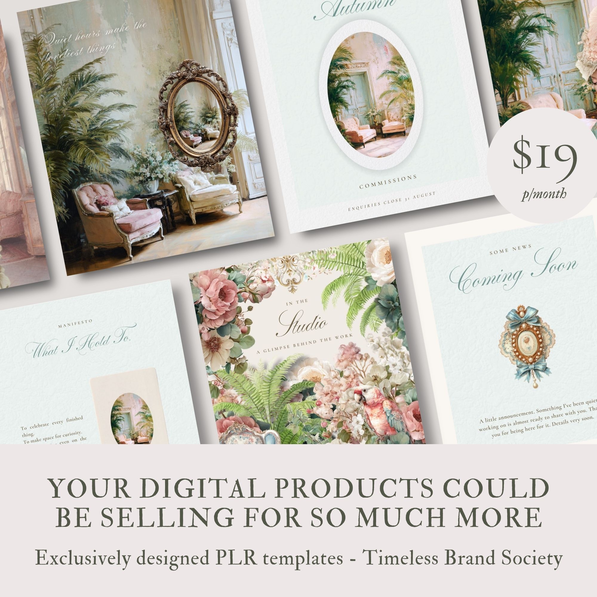 Rosey Willis Facebook ad: Premium PLR Templates