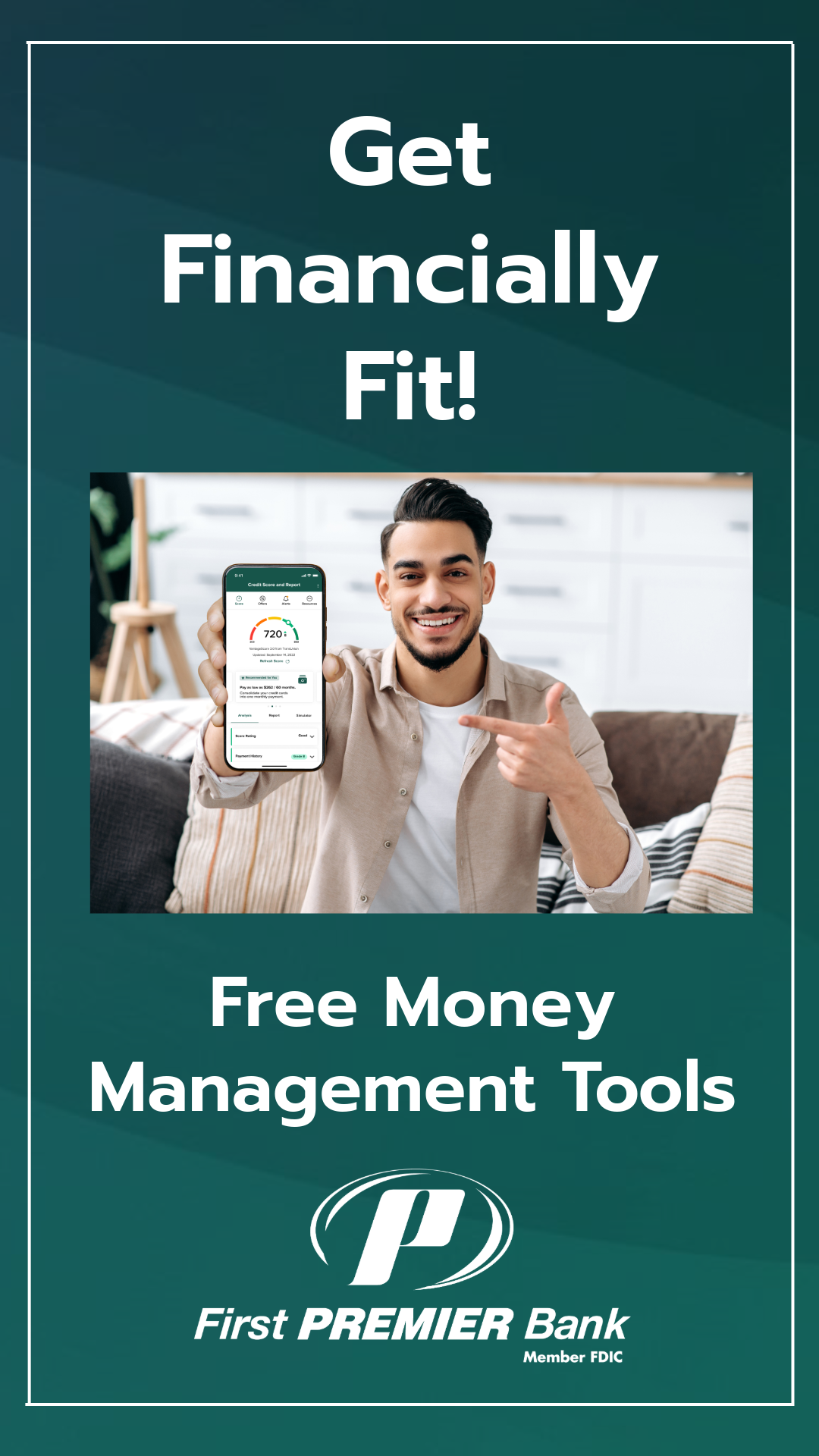 First PREMIER Bank Facebook ad from Mar 13, 2026