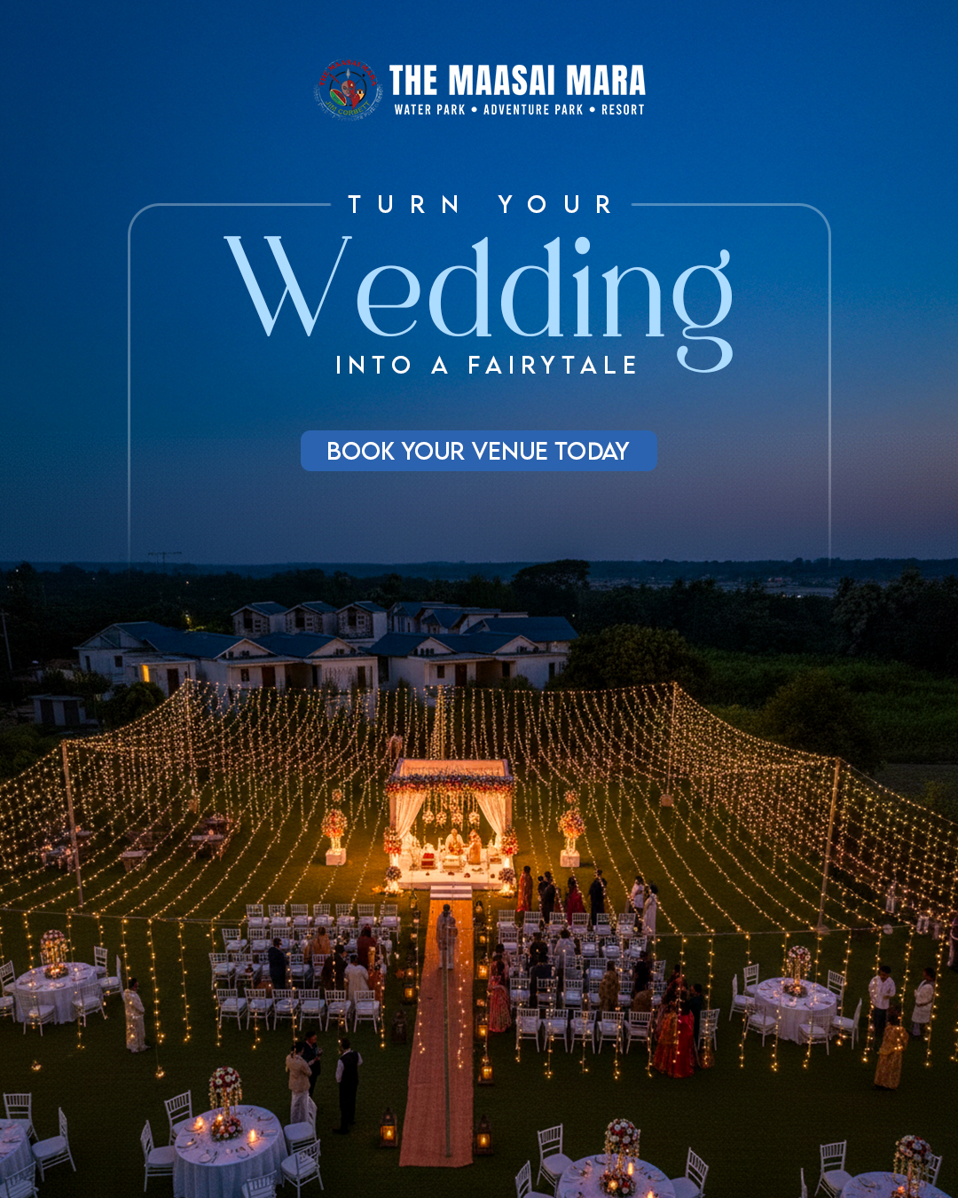 The Maasai Mara Resort Facebook ad: Begin your happily ever after at a venue…