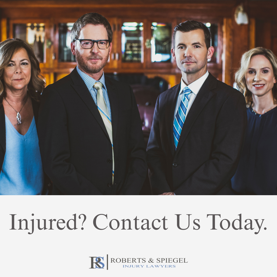Roberts & Spiegel Injury Lawyers Facebook ad: Injured? We can Help!