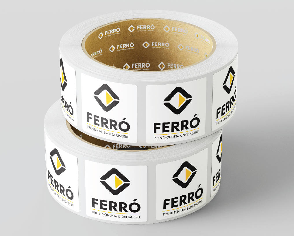 Ferró skiltagerð Facebook ad: Ferró - Límmiðar á rúllu