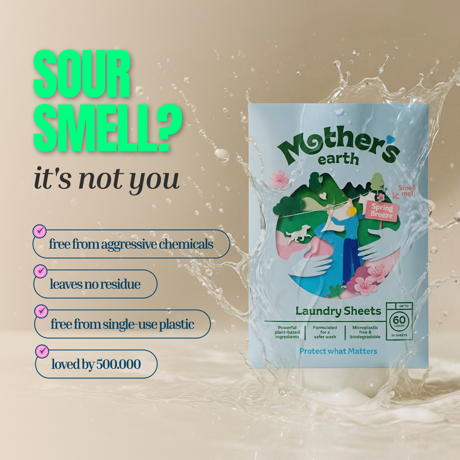 Mothers Earth Facebook ad