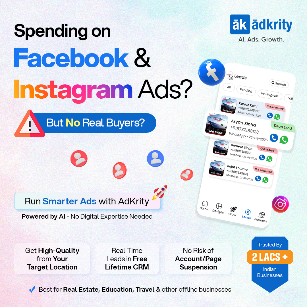 AdKrity Facebook ad