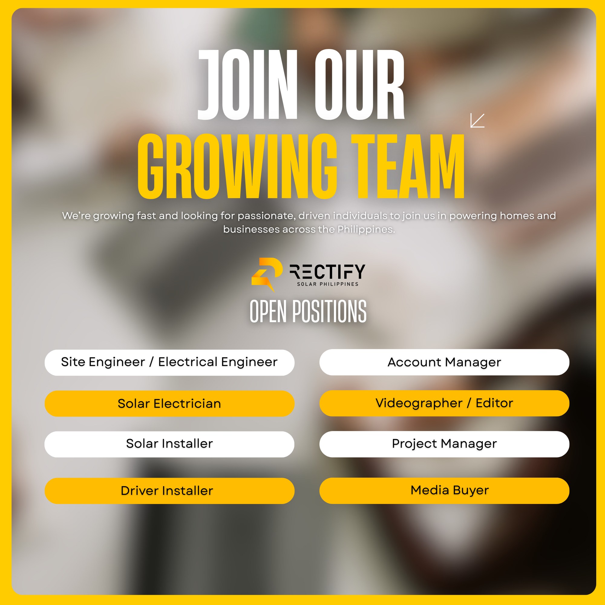 Rectify Solar Philippines Facebook ad: 𝐖𝐞'𝐫𝐞 𝐠𝐫𝐨𝐰𝐢𝐧𝐠, 𝐚𝐧𝐝 𝐬𝐨 𝐚𝐫𝐞 𝐭𝐡𝐞…
