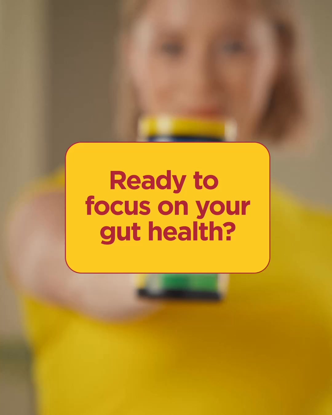 Nature Made Facebook ad: Take charge of your gut.†