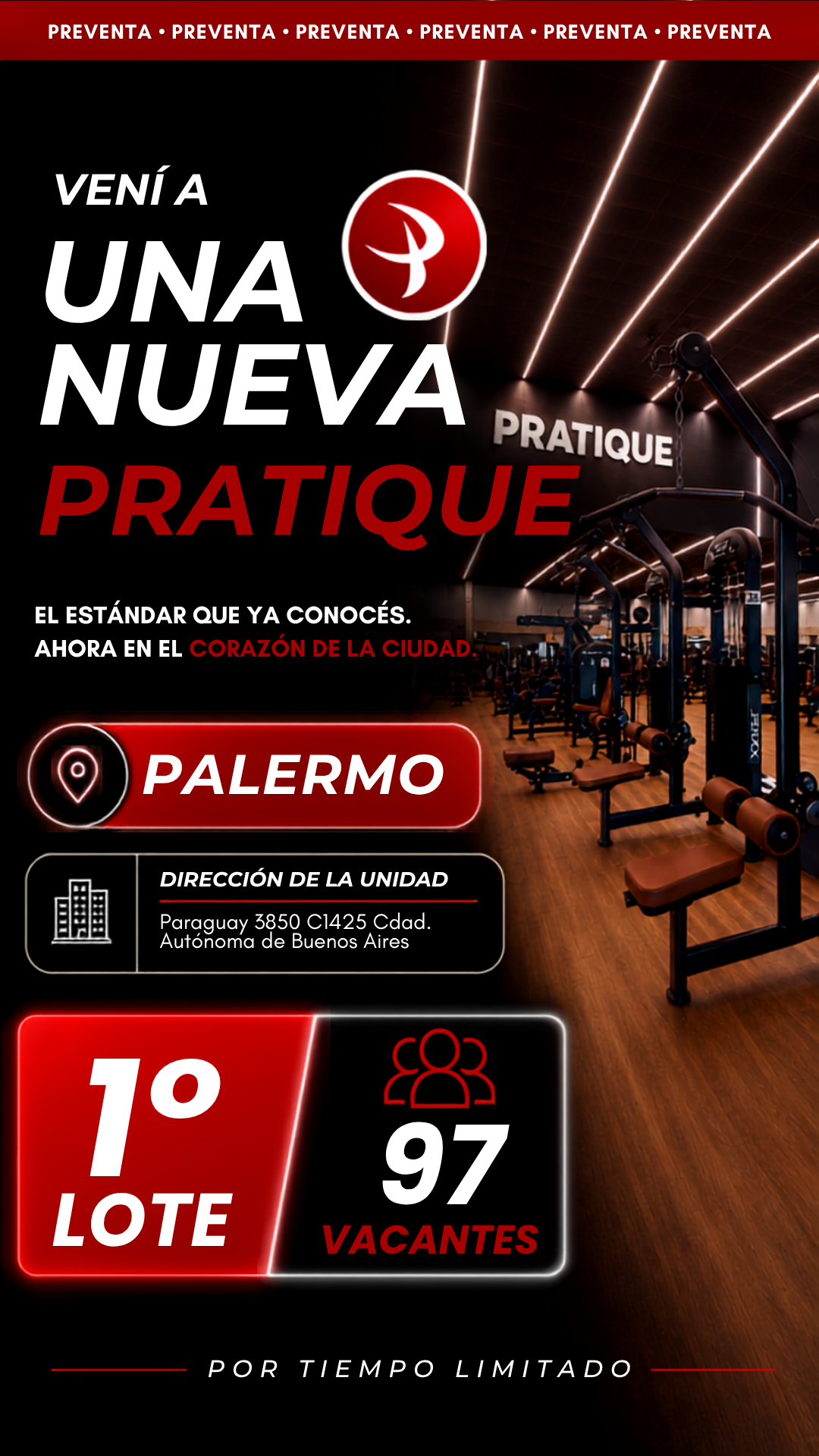 Pratique Fitness - Argentina Facebook ad