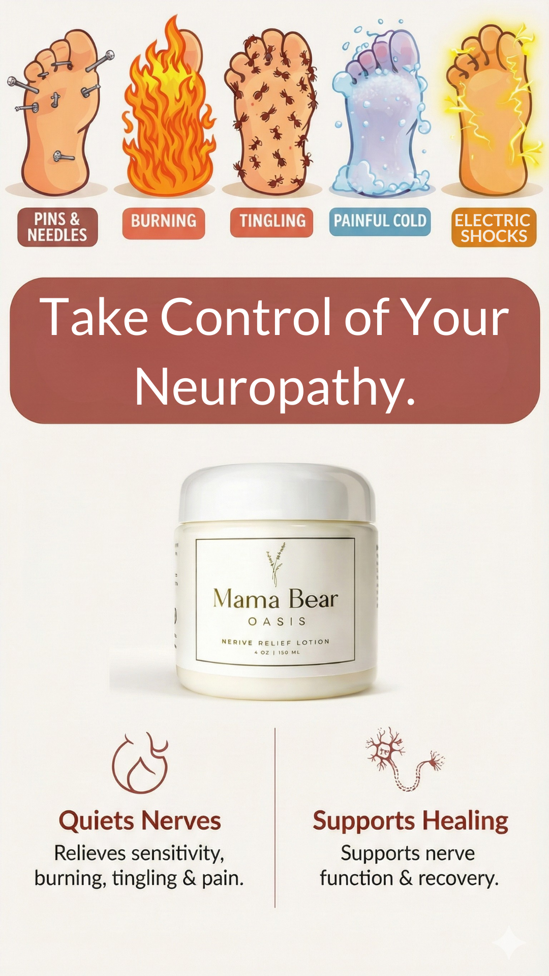 Neuropathy Support Family Facebook ad