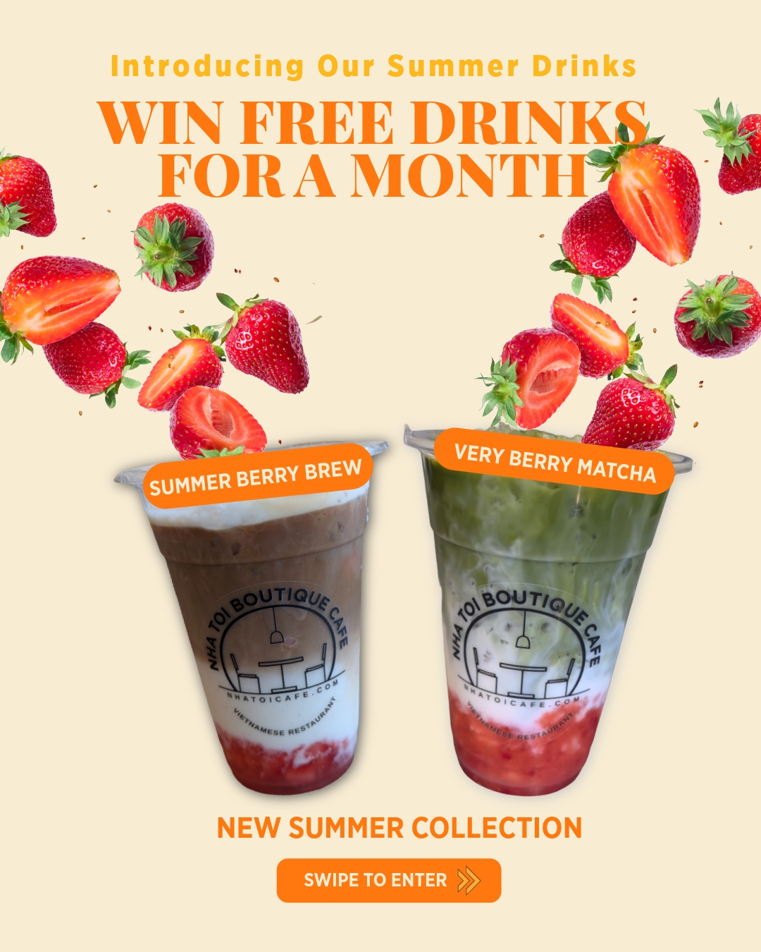 Nha Toi Boutique Cafe Surrey Facebook ad: GIVEAWAY TIME!