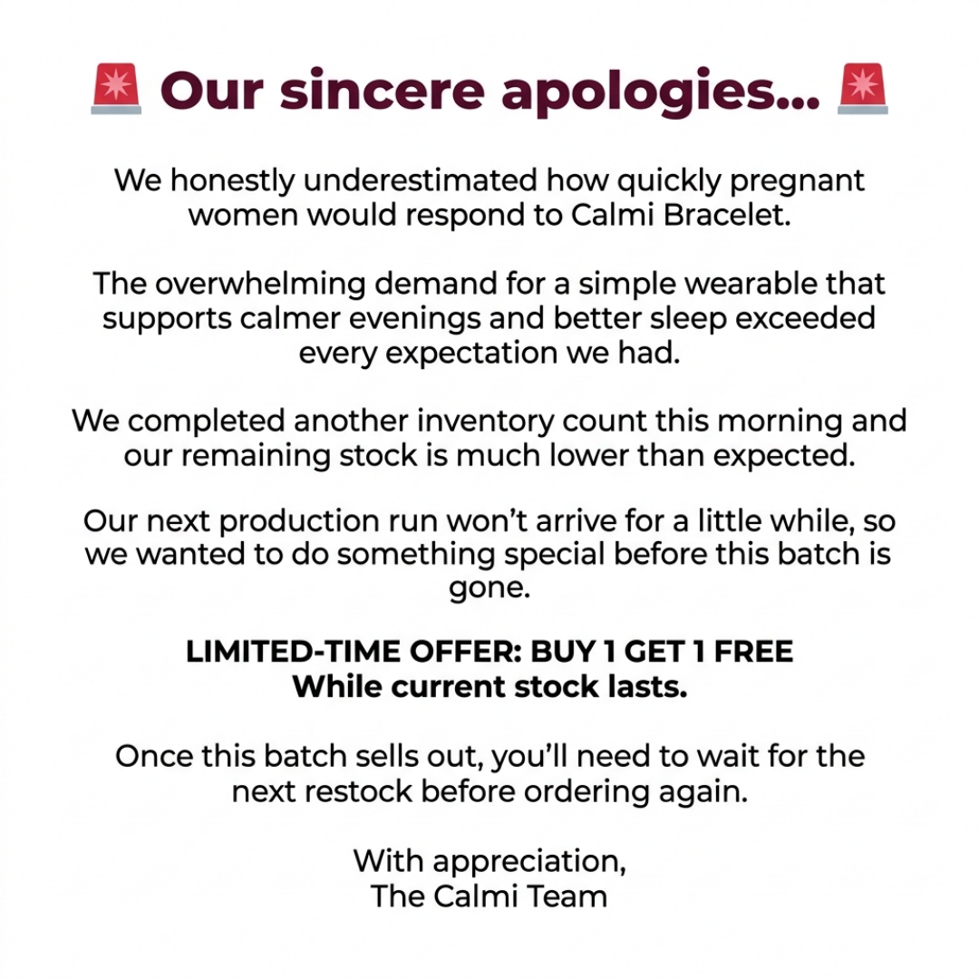 Calmi Facebook ad