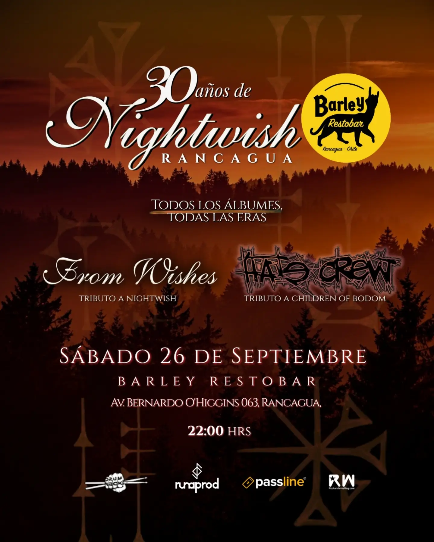 From Wishes Tributo a Nightwish Facebook ad