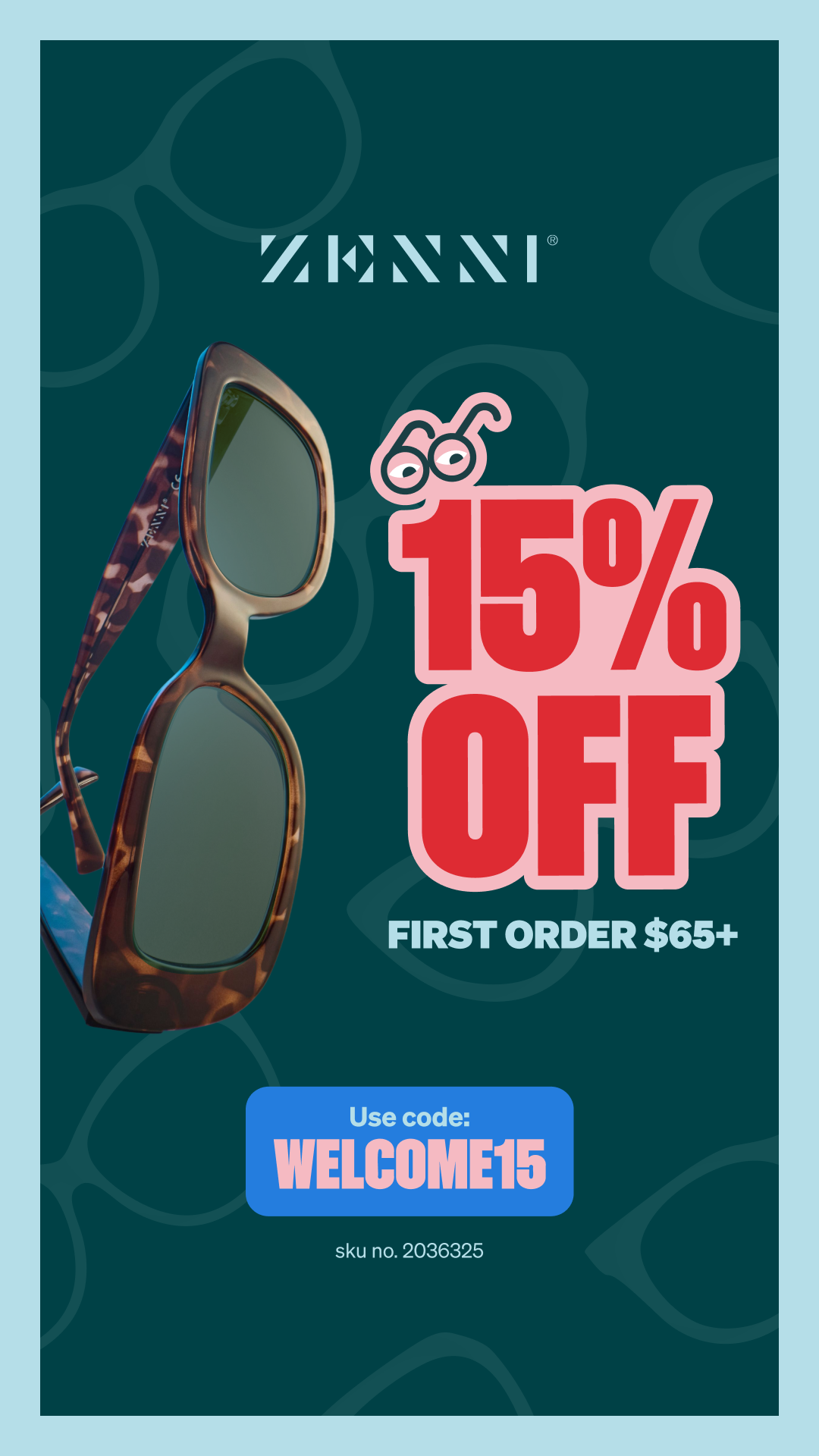 Zenni Optical Facebook ad