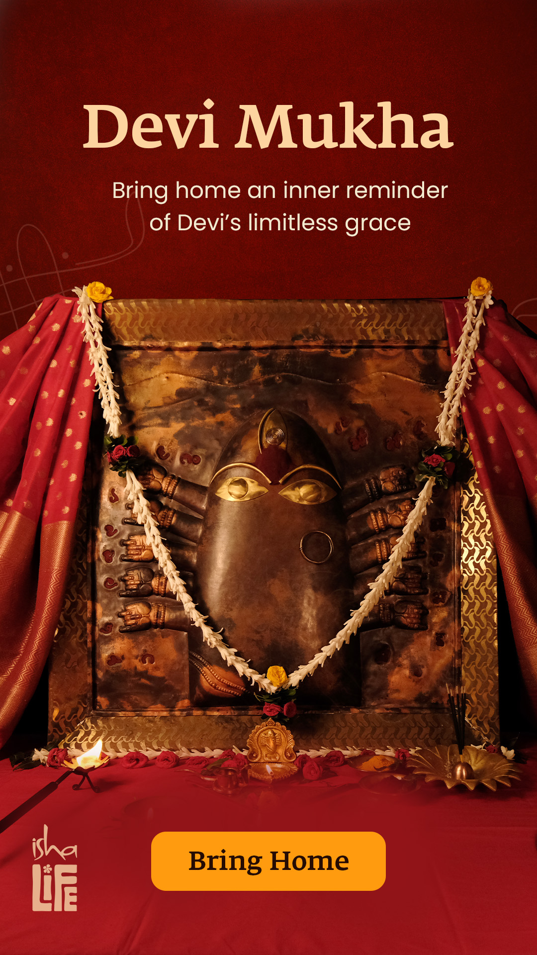 Isha Life Facebook ad