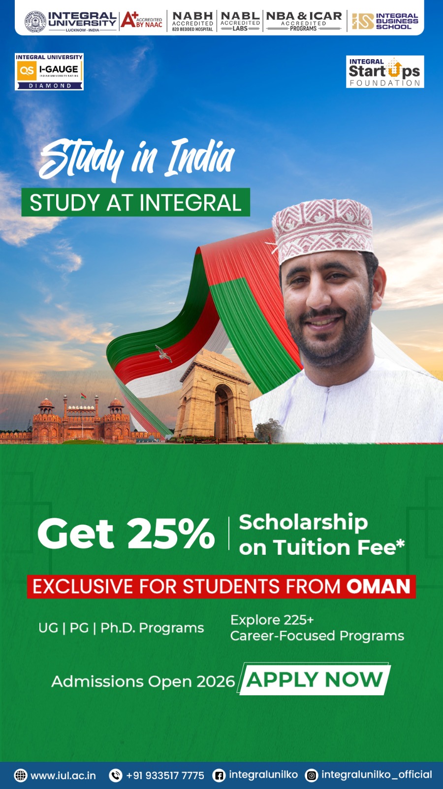 Integral University Facebook ad