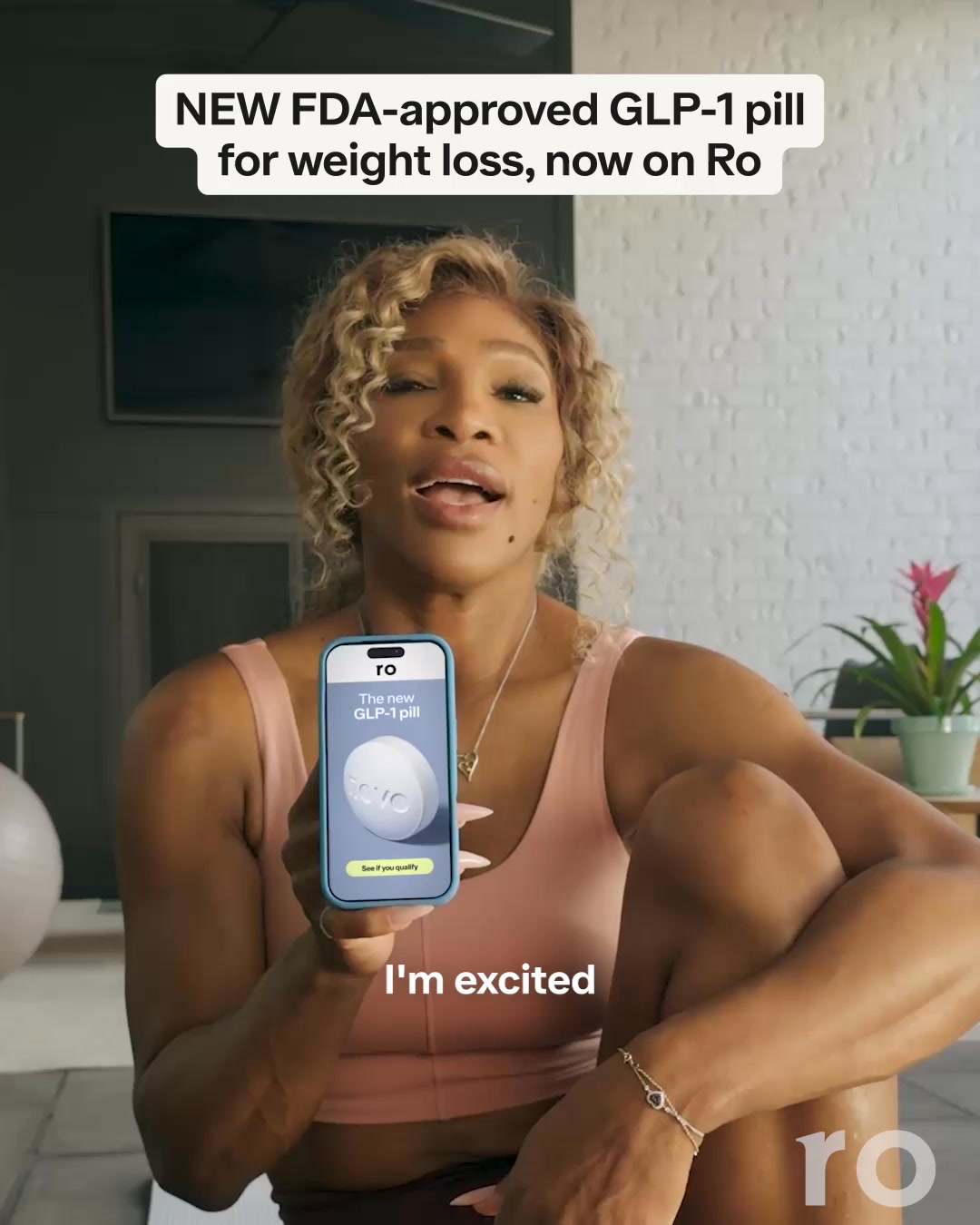 Ro Facebook ad: Join Serena on Ro