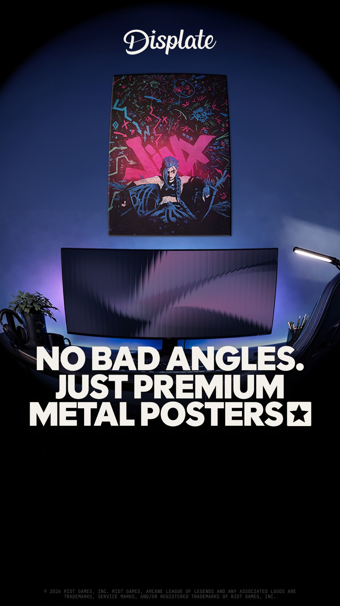 Displate Facebook ad