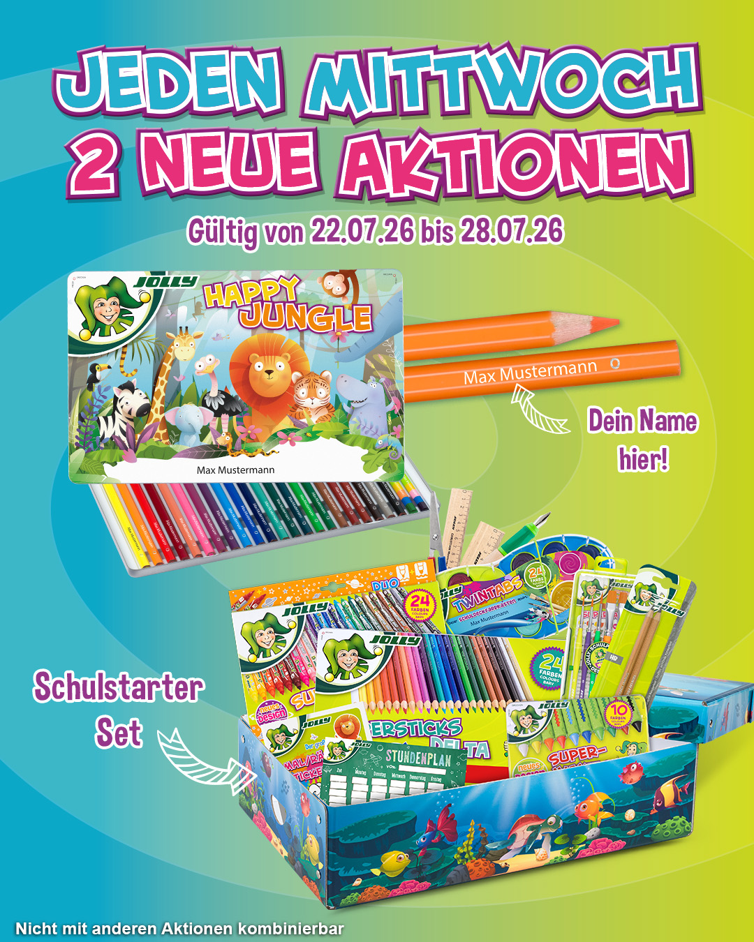 Jolly Facebook ad: Aktionen im JOLLY Onlineshop - jeden Mittwoch 2 neue…