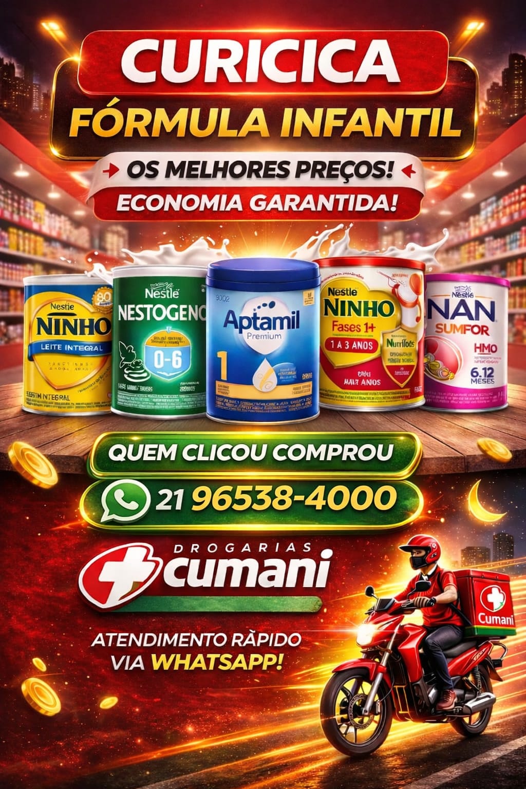 Drogariascumanicuricica Facebook ad from Mar 4, 2026