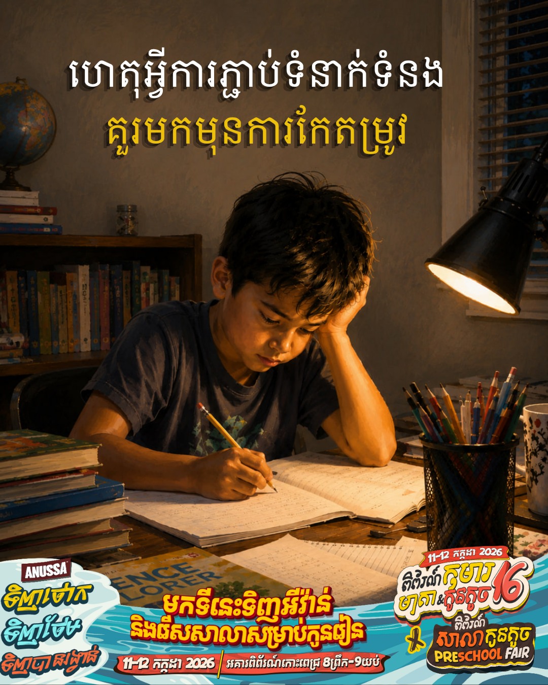 Kids & Families Fair by Anussa Facebook ad: ហេតុអ្វីការភ្ជាប់ទំនាក់ទំនងគួរមកមុនការកែតម្រូវ?