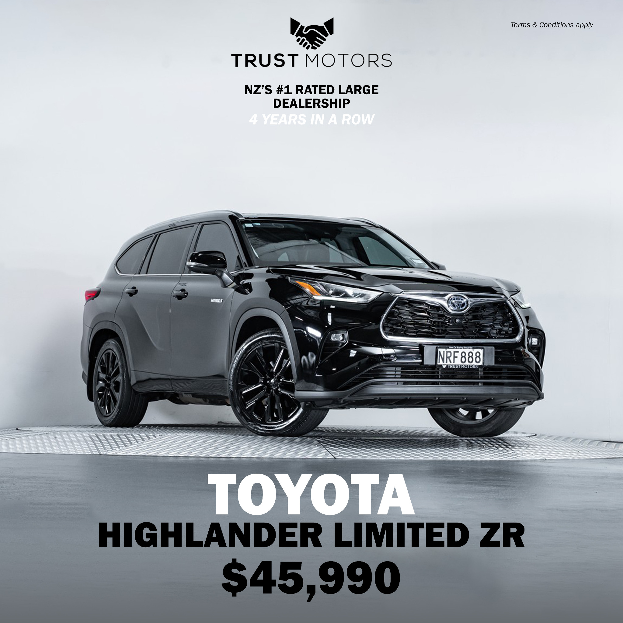 Trust Motors NZ Facebook ad