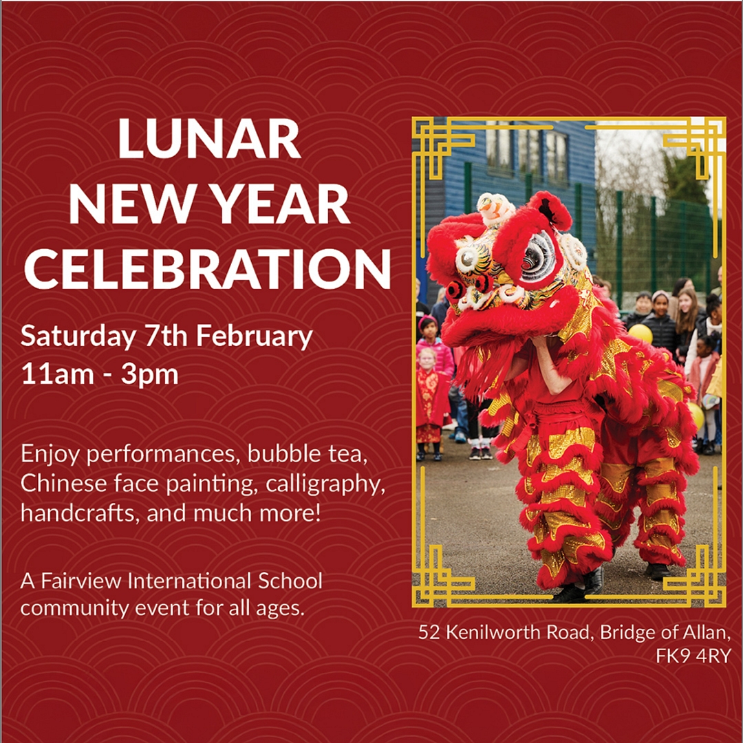 Alloa Advertiser Facebook ad: LUNAR NEW YEAR CELEBRATION