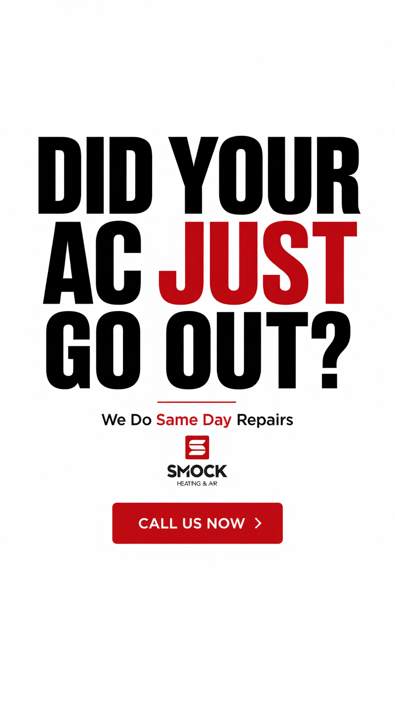 Smock Heating & Air Facebook ad from Jul 13, 2026