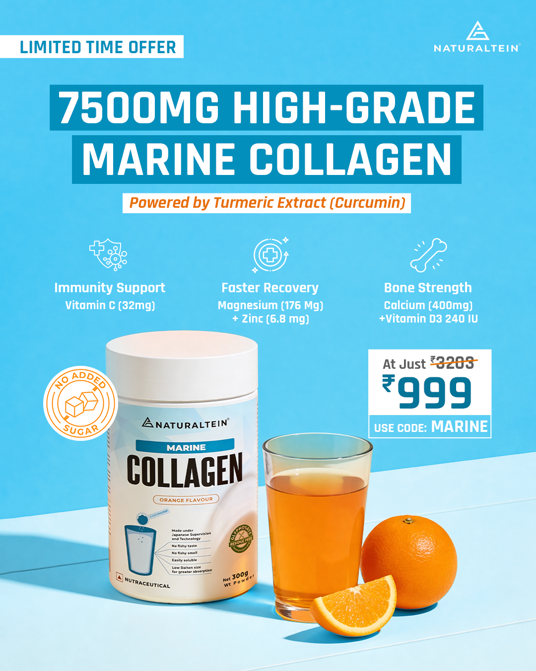 Naturaltein India Facebook ad
