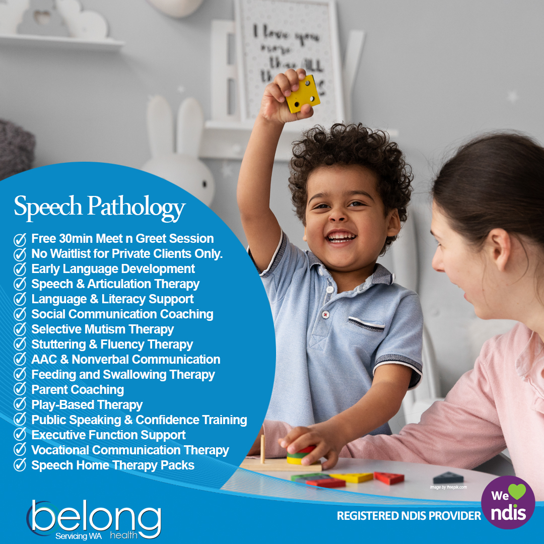 Belong Health Facebook ad: Belong Health | Peel to Perth Occupational Therapy
