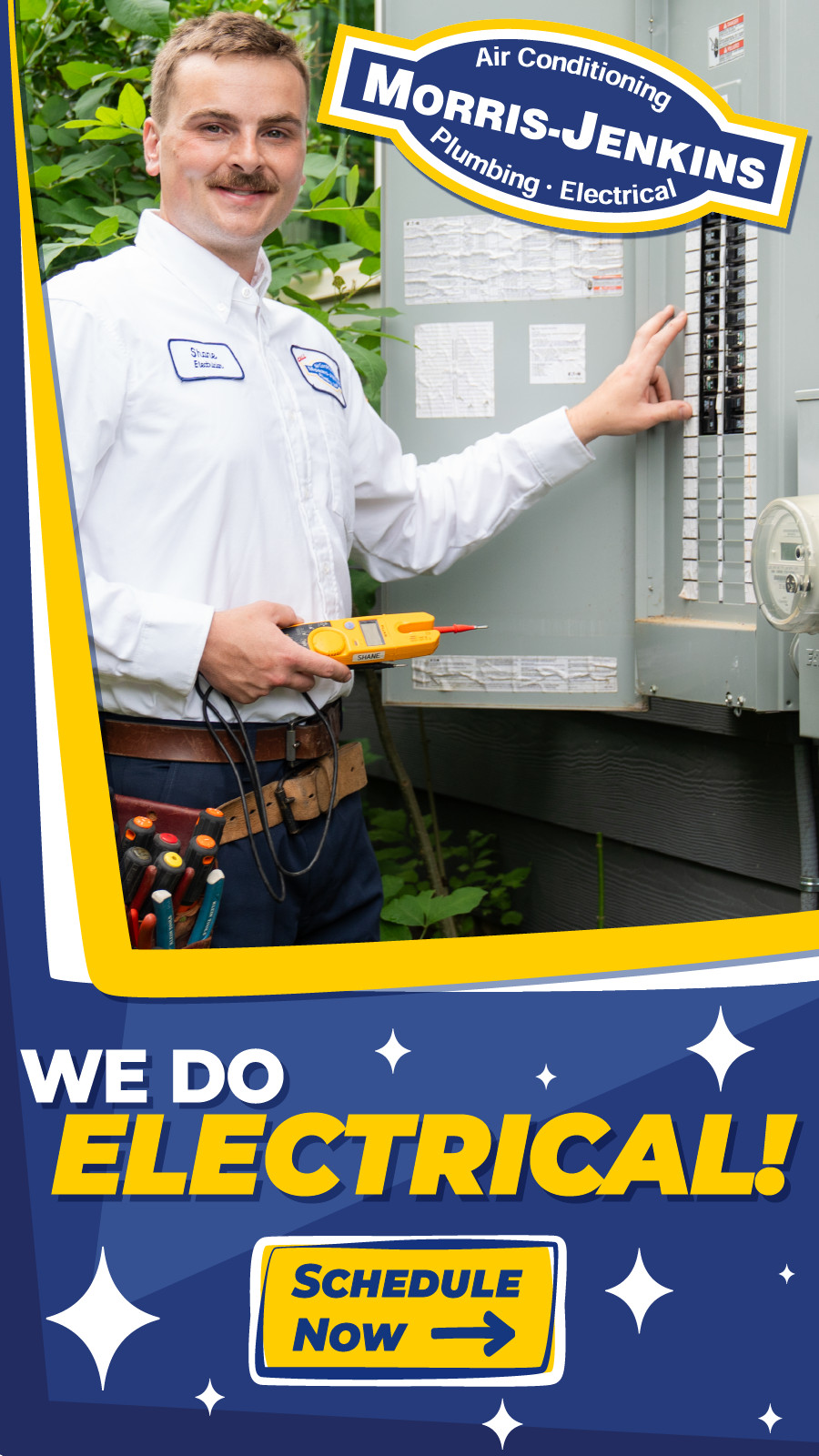 Morris-Jenkins Facebook ad: Don't Be Left Without Power