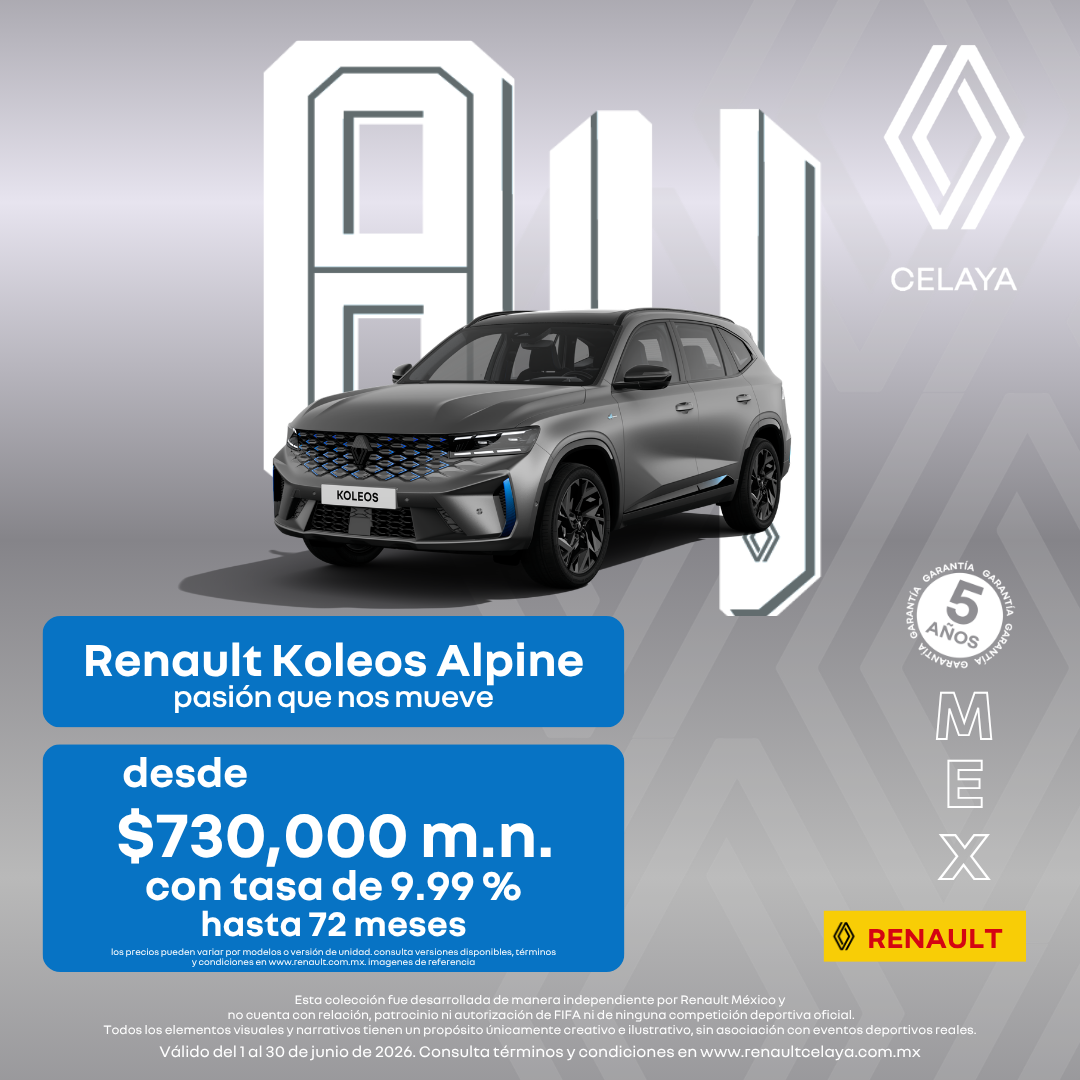 Renault Celaya (Sitio Oficial) Facebook ad: Queremos verte manejar el que tanto mereces