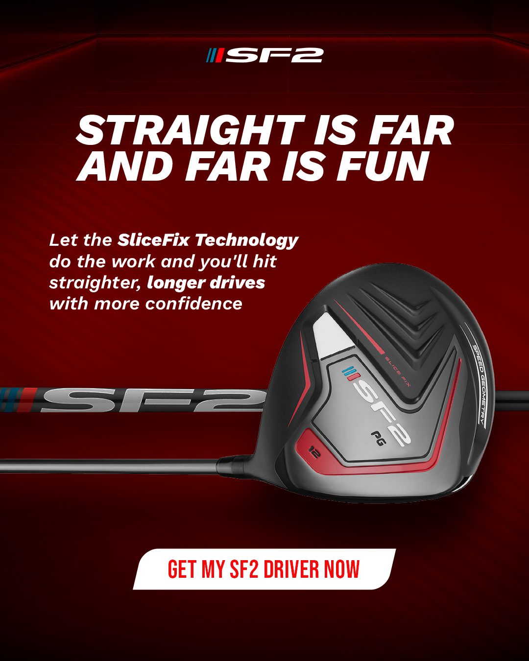Performance Golf Facebook ad