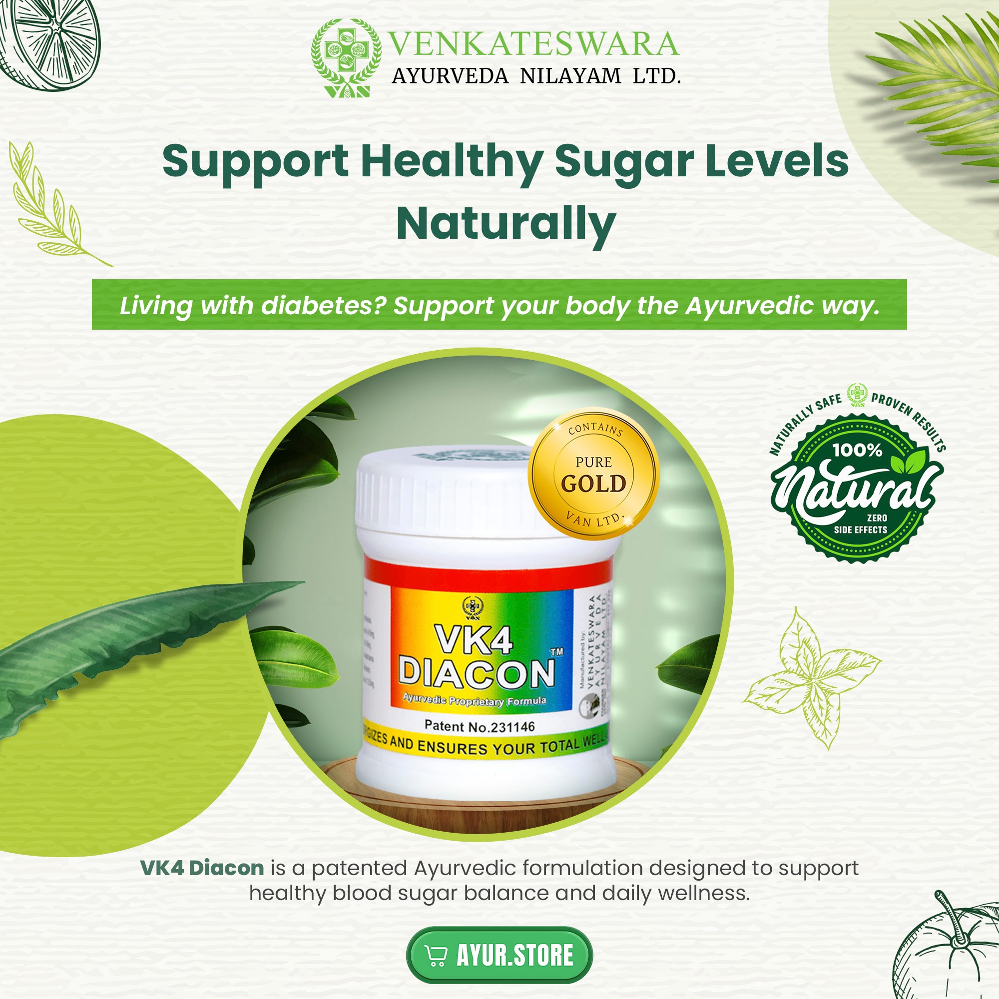 Venkateswara Ayurveda Nilayam Ltd. - V A N Facebook ad