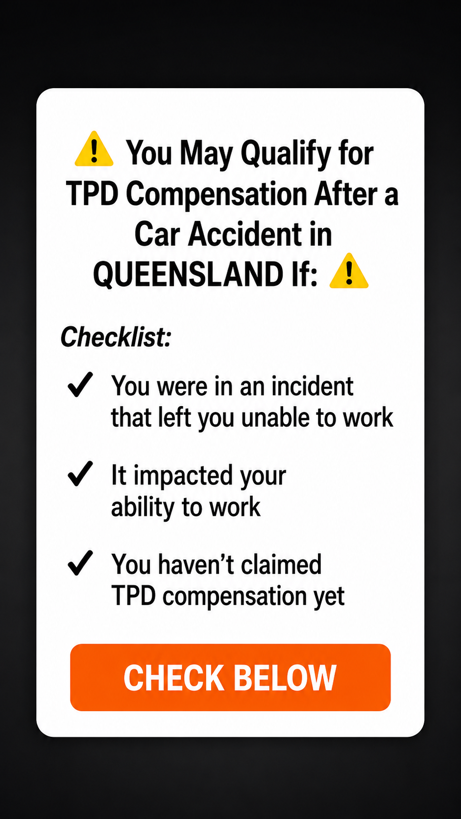 CMC Compensation Queensland Lawyers Facebook ad from Jun 12, 2026