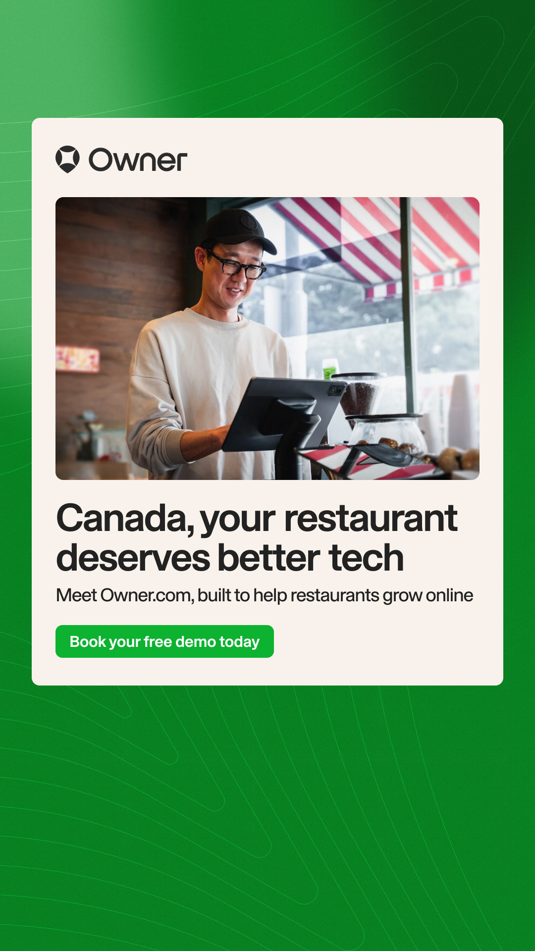 Owner.com Facebook ad
